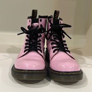 Dr. Marten pale pink patent boot EUC